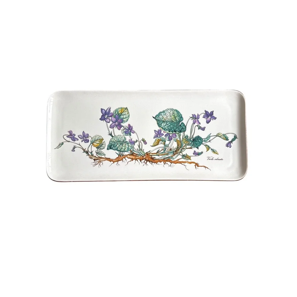 Villeroy & Boch Viola Sandwich Tray Platter Botanical Violets‎ Germany